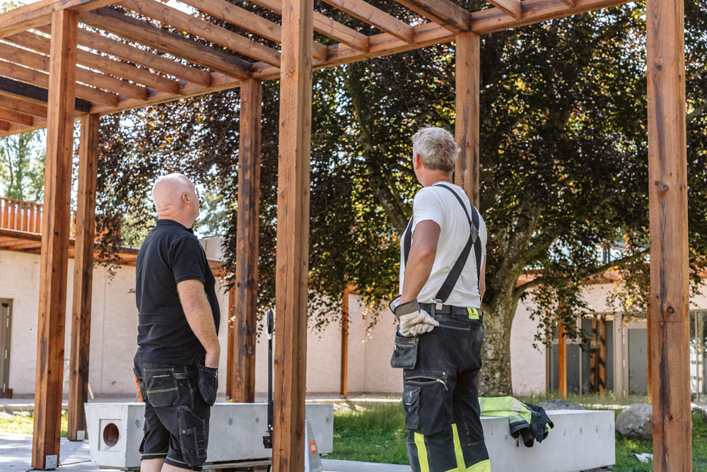 Trä pergola Trä pergola
